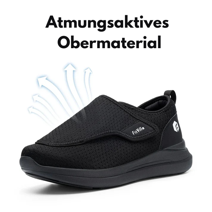 Bequemer Herren-Sneaker - Extra breiter Einstieg – für breite und geschwollene Füße (keine Versandkosten)