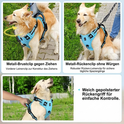 Anti-Zug Hundegeschirr (Gepolstert & Verstellbar)
