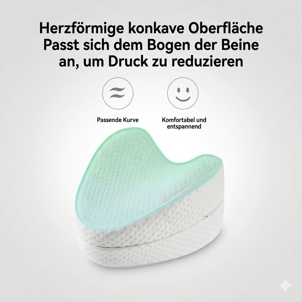 ☁️ OrthoSleep™ – Ergonomisches Kissen für Seitenschläfer