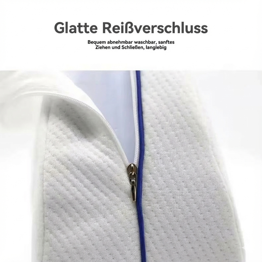☁️ OrthoSleep™ – Ergonomisches Kissen für Seitenschläfer