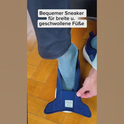 Bequemer Herren-Sneaker - Extra breiter Einstieg – für breite und geschwollene Füße (keine Versandkosten)